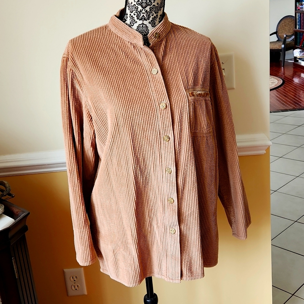 NWOT. J Jill Corduroy Top